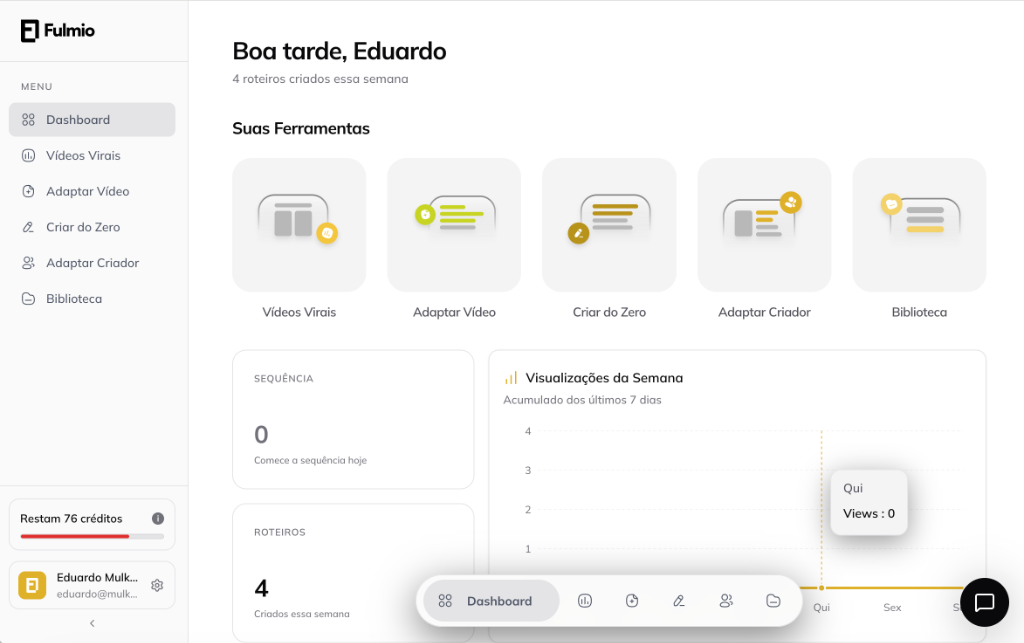 Fulmio Dashboard
